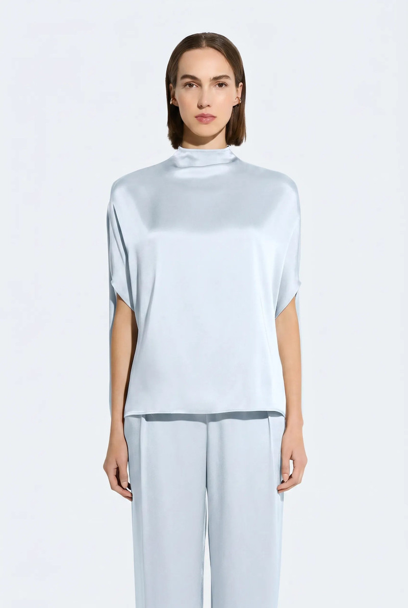 LAPOINTE Satin Cape Tee outlook
