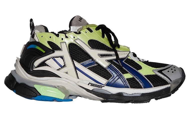 Balenciaga Runner Sneaker 'Grey Blue Green' 677403W3RB55179 - 2