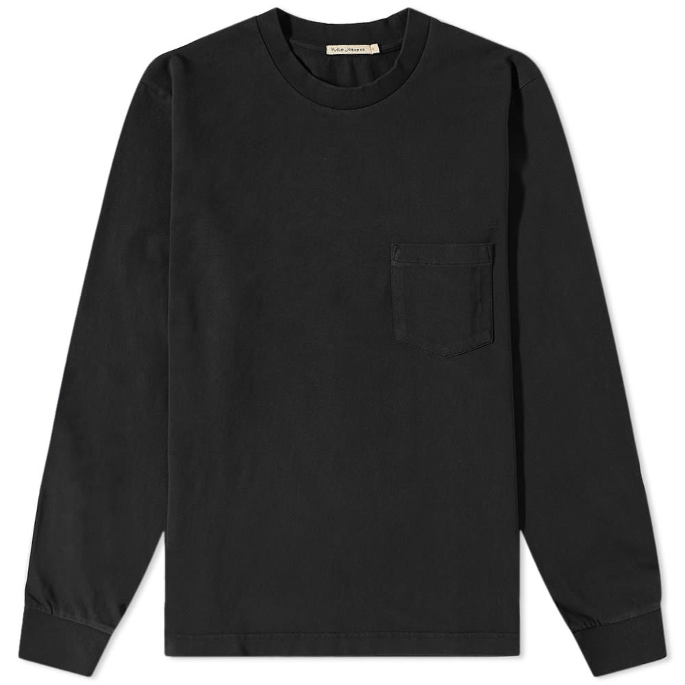 Nudie Long Sleeve Rudi Heavy Pocket Tee - 1