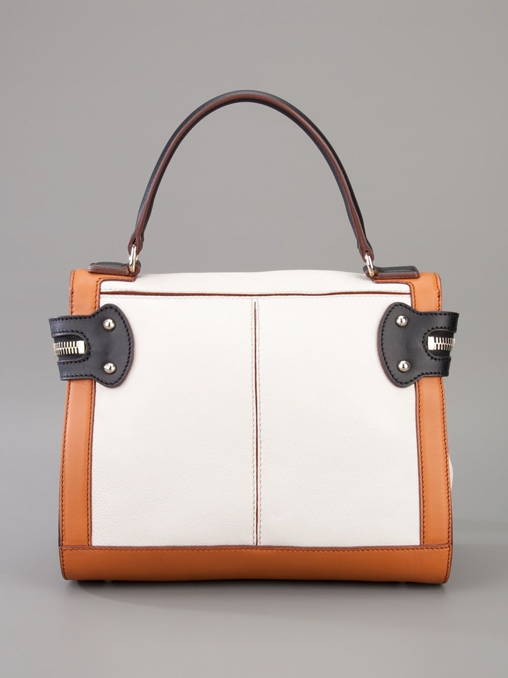 tri-colour zip up tote - 4