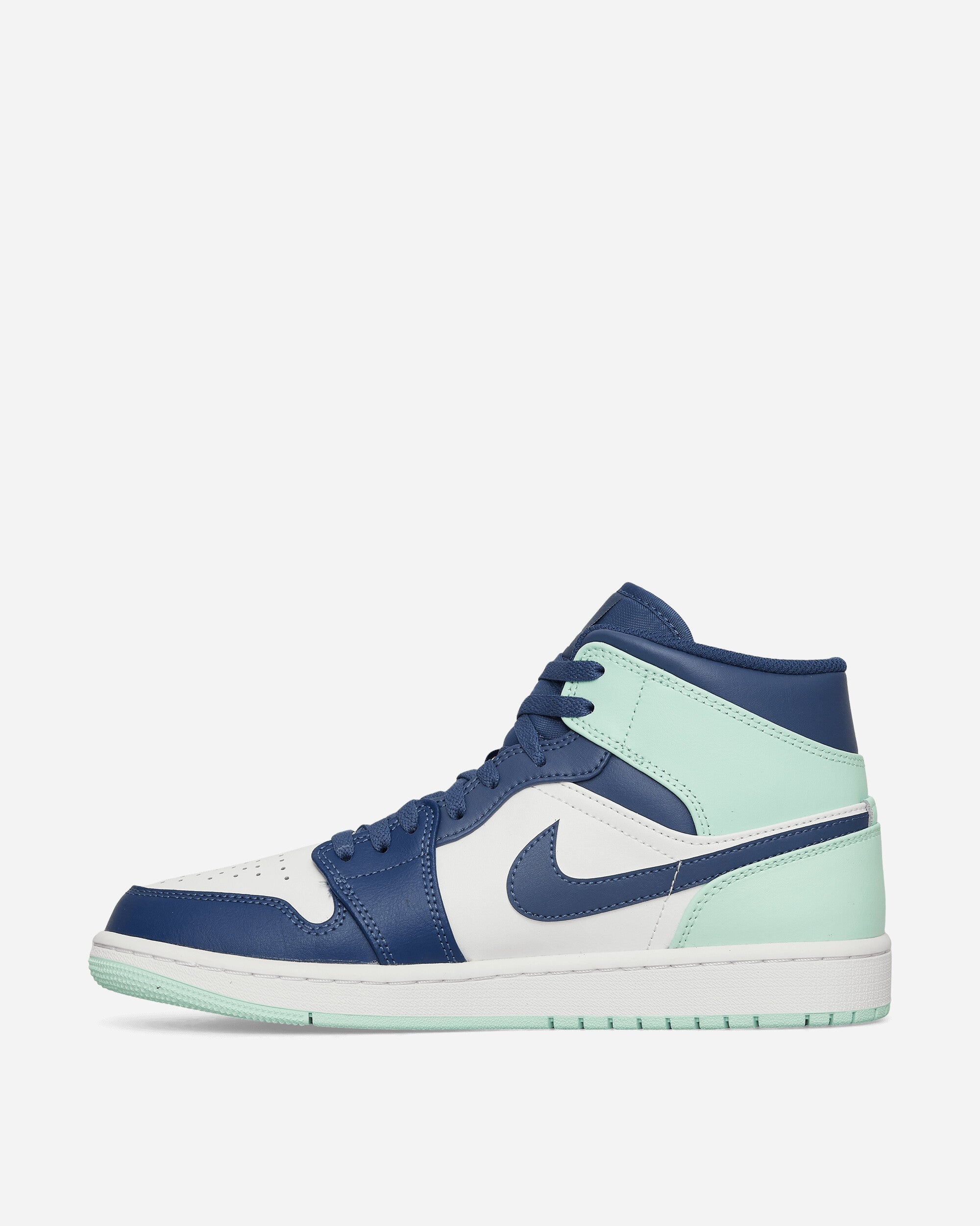 Air Jordan 1 Mid Sneakers Mystic Navy / Mint - 3