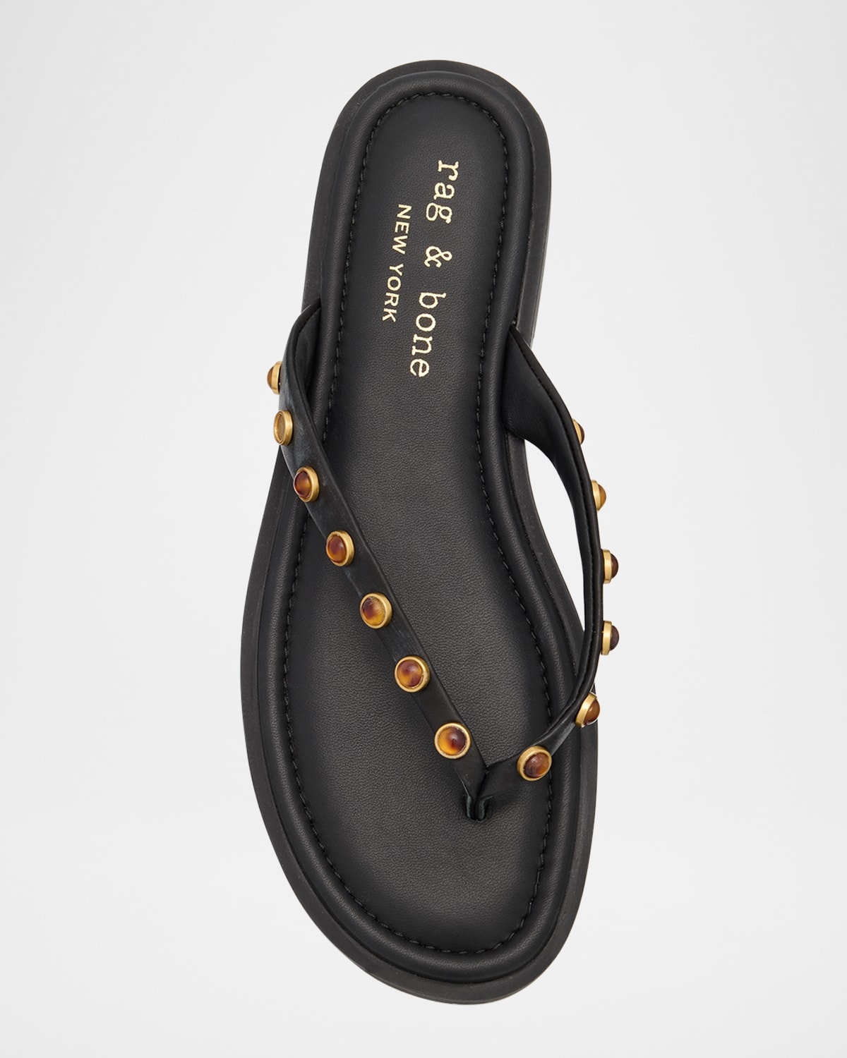 Cabochon Gia Thong Sandals - 3