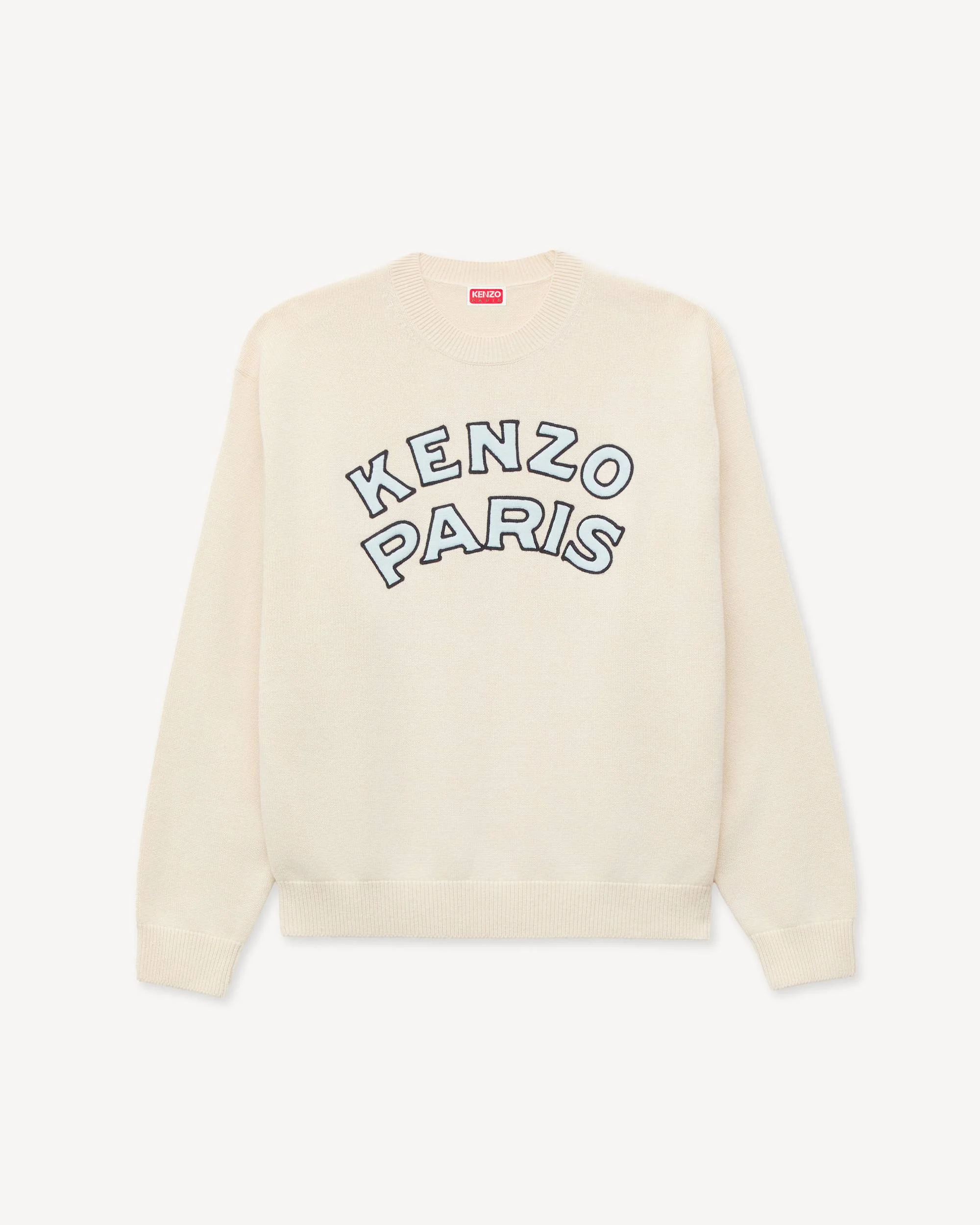 'KENZO Paris Emblem' jumper in wool cotton - 1