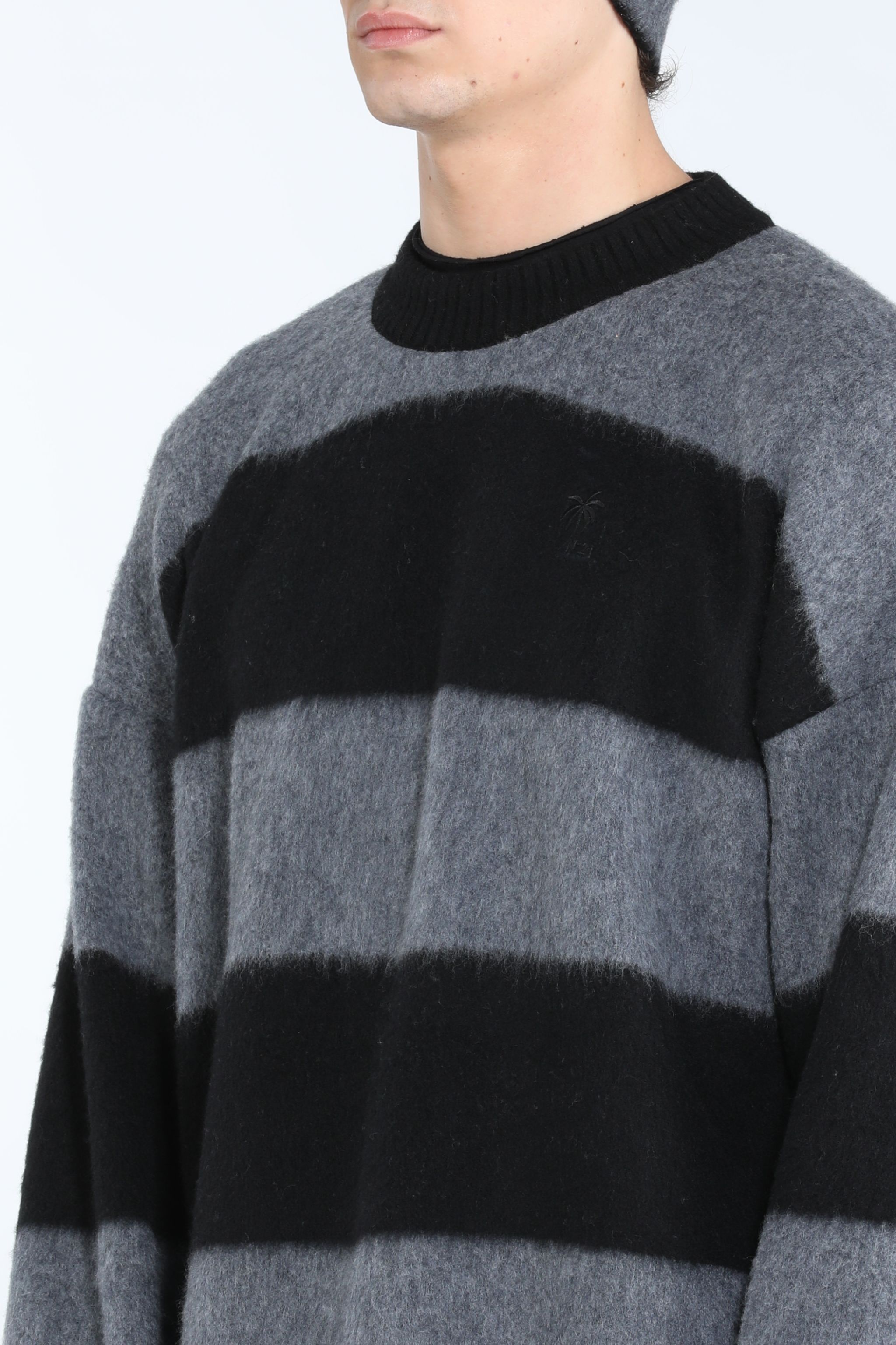 STRIPED WOOL SWEATER - 5