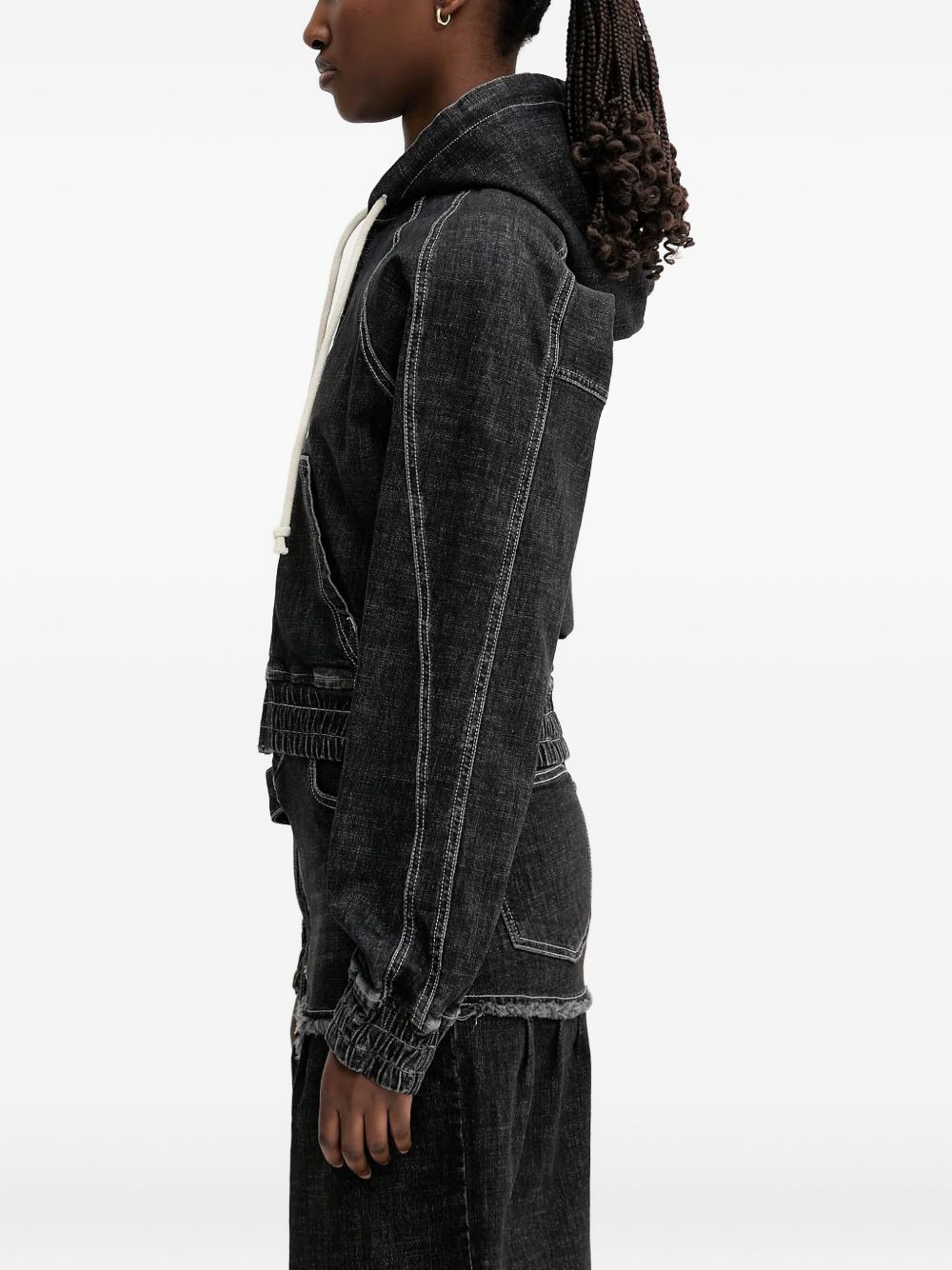 zip-up hoodie - 2