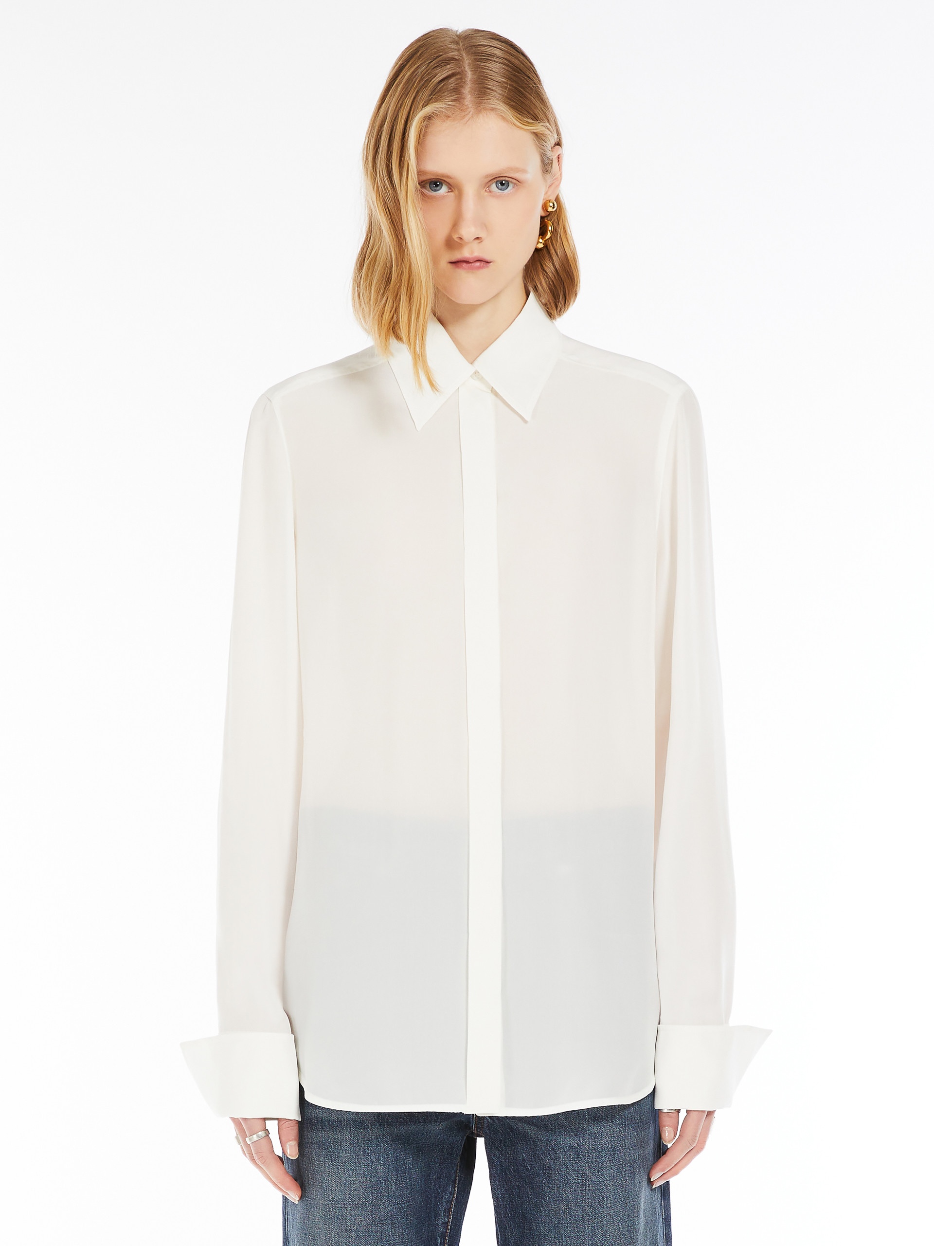 GEMONA Crêpe shirt - 3