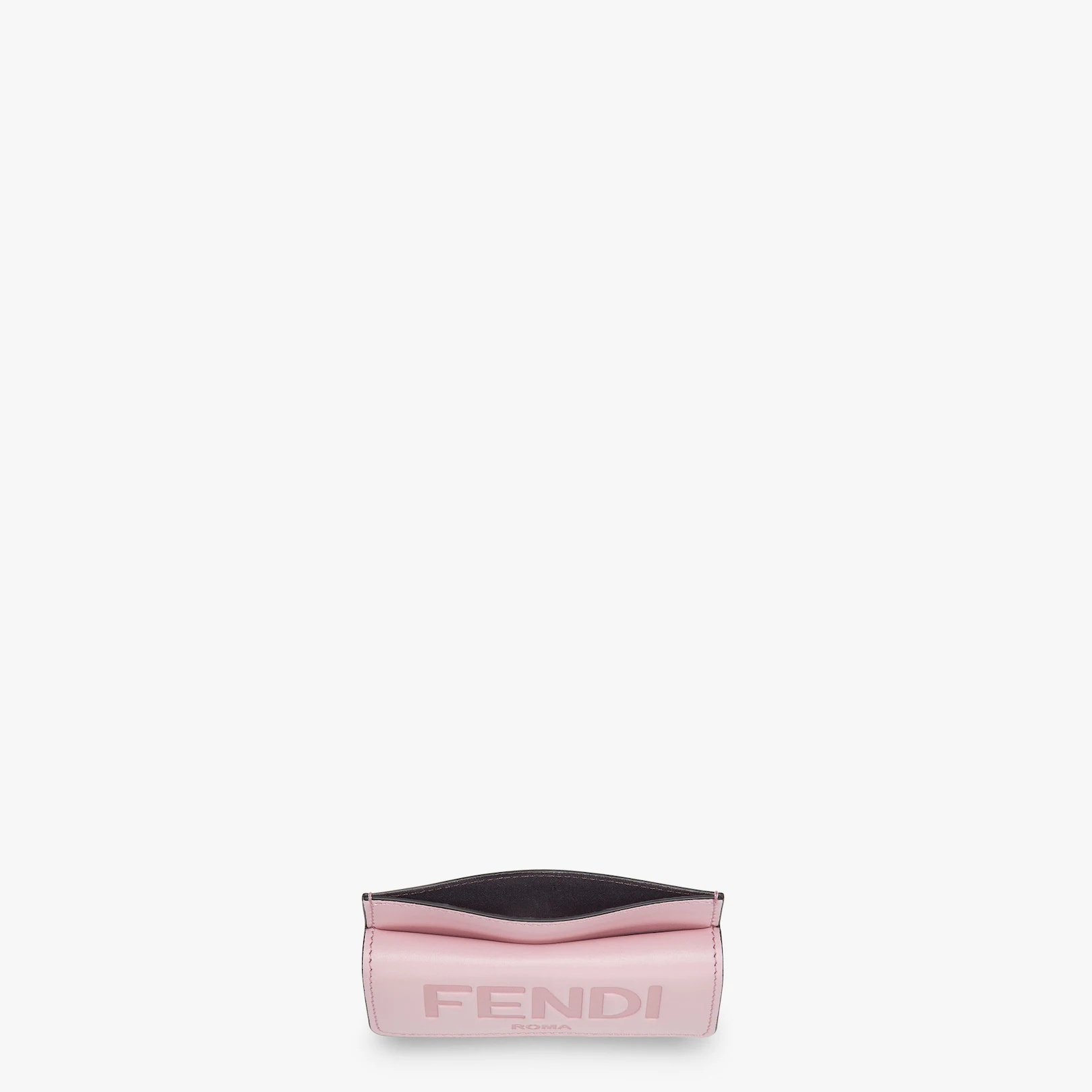 Pink leather card holder - 4