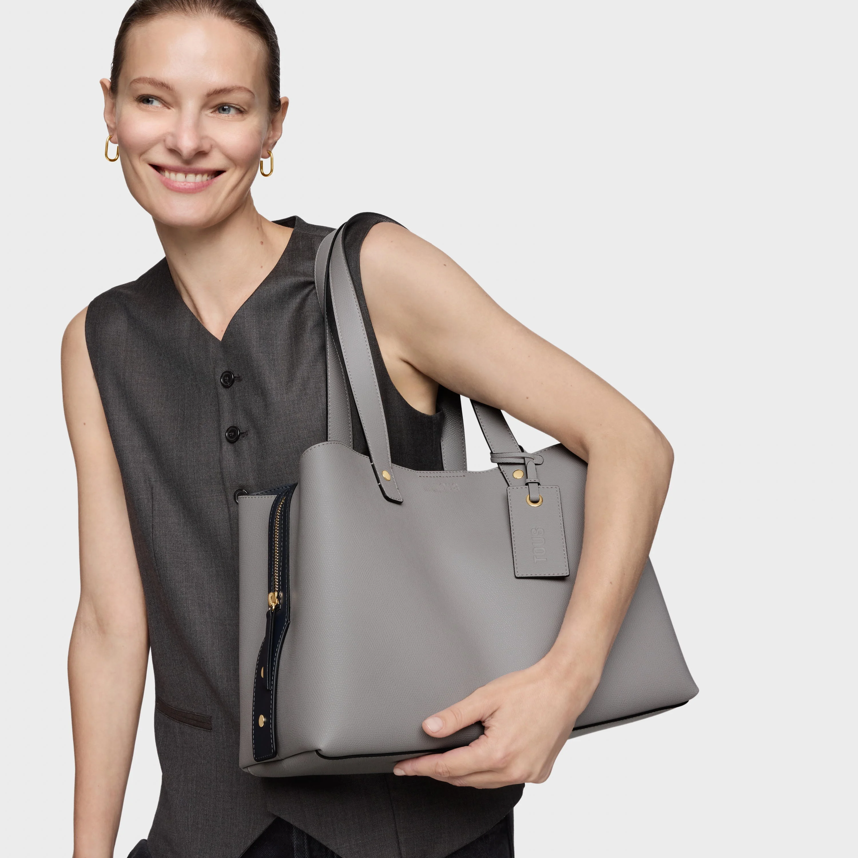 Medium gray City bag The Citybow - 1