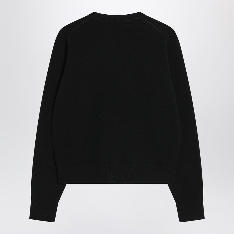 Acne Studios Black Yak Wool Cardigan Women - 2