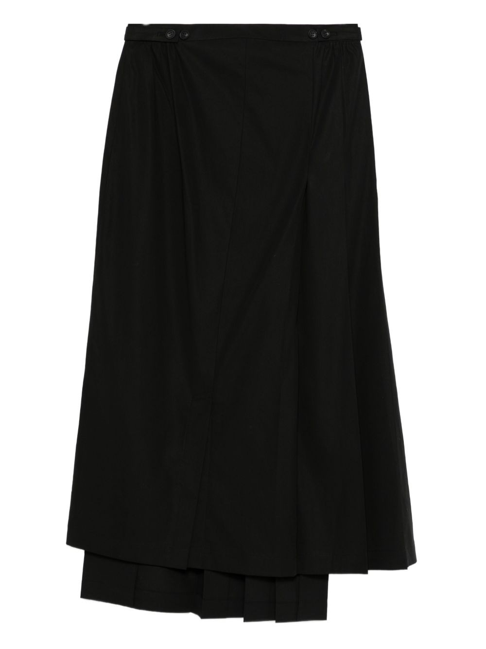 pleated wrap skirt - 2