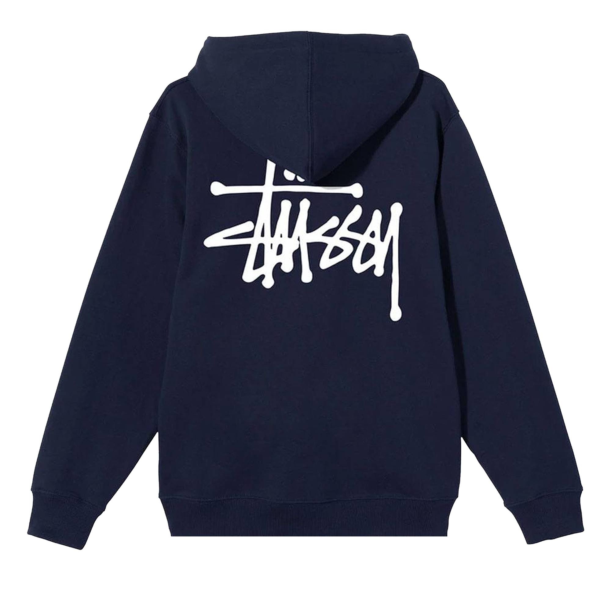 Stussy Basic Hood 'Navy' - 2