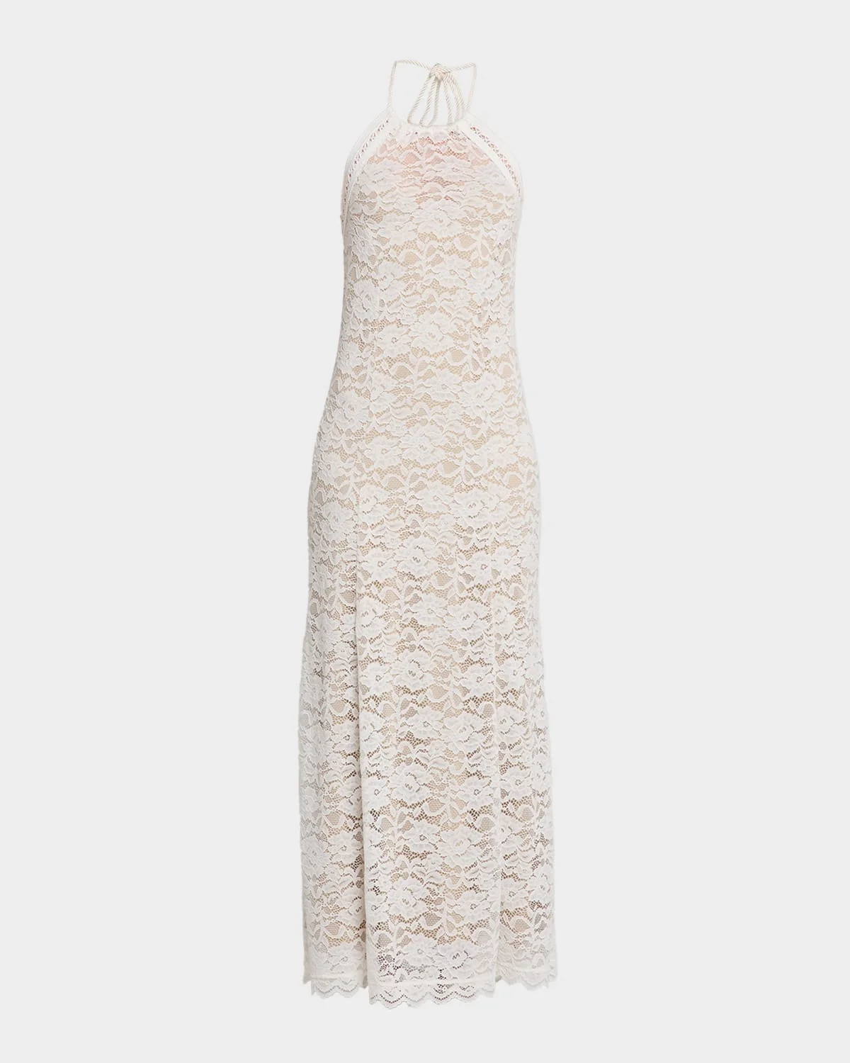 Garcia Lace Halter Dress - 1