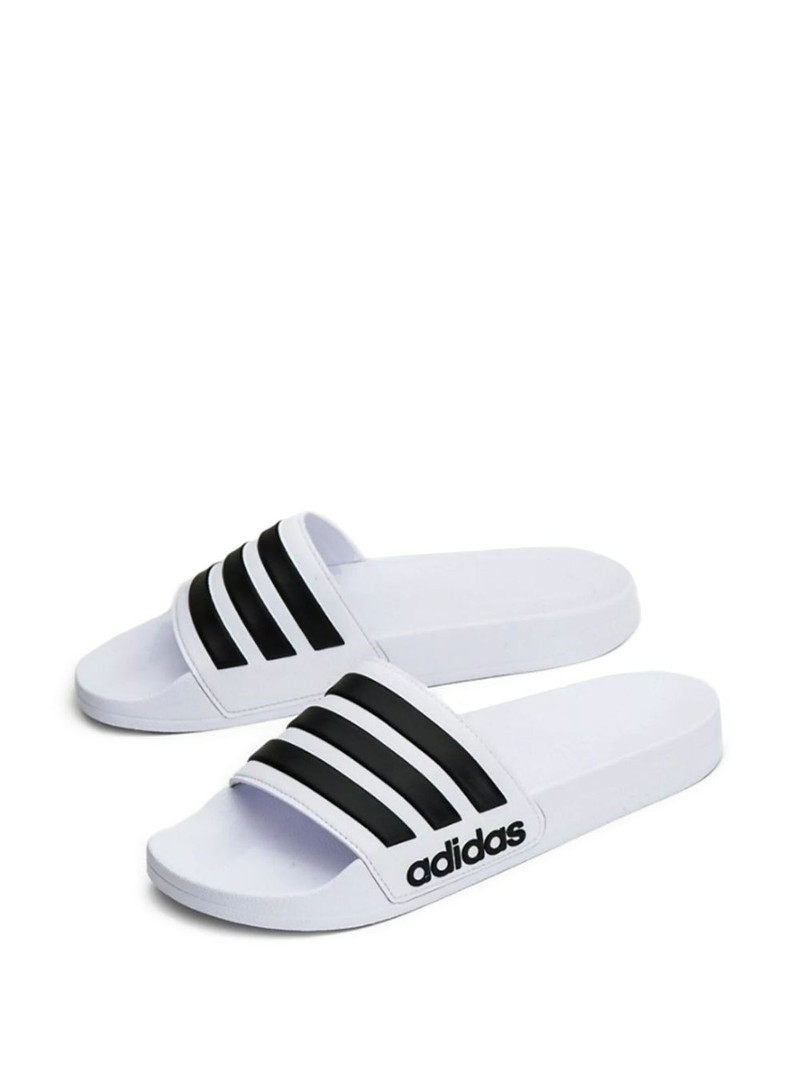 adidas three-stripe slide sandals outlook