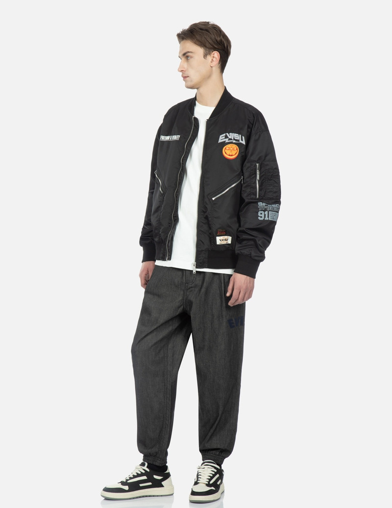 WAVE AND KAMON PRINT JOGGERS 4