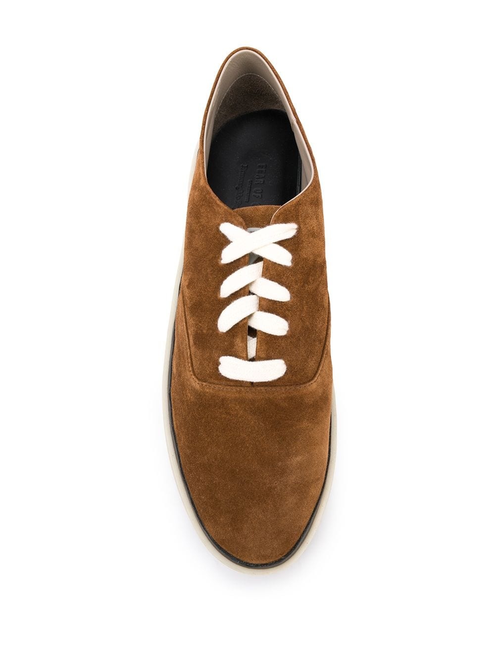 FEAROFGODZEGNA low-top suede sneakers - 4