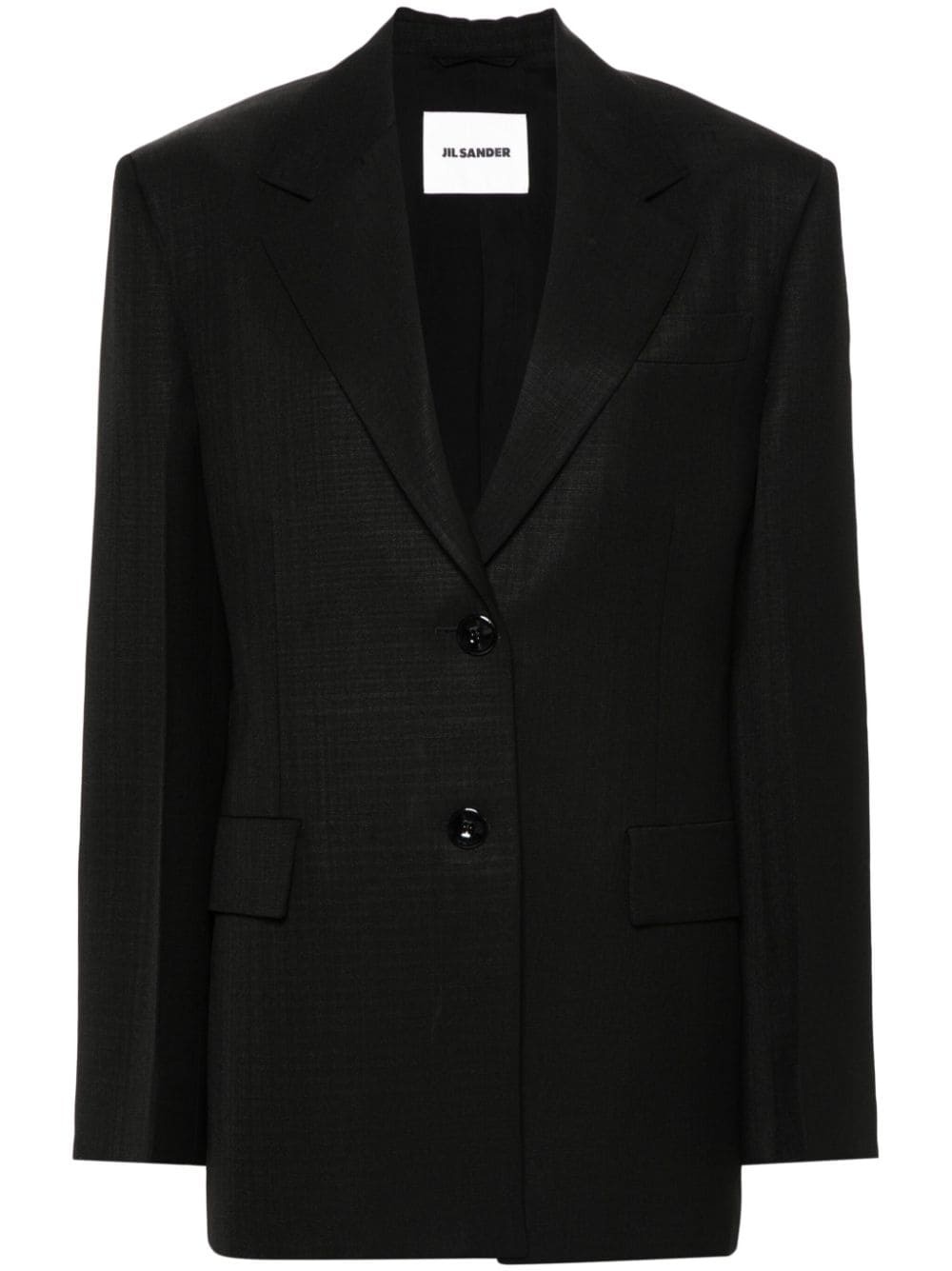 ジャケット Jil Sander Tailored single-breasted blazer Jil Sander single-breasted blazer | REVERSIBLE
