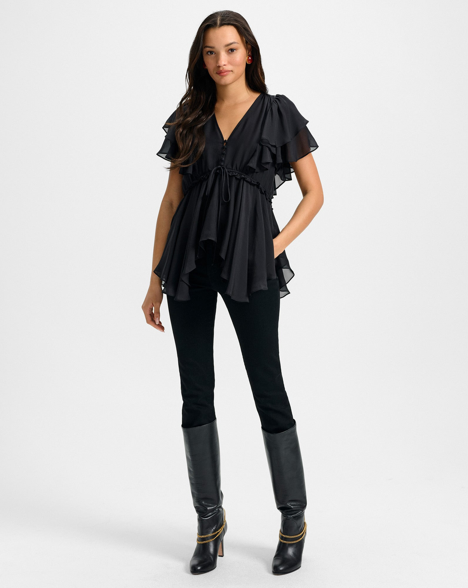 SAMMIE SILK BLOUSE - 3