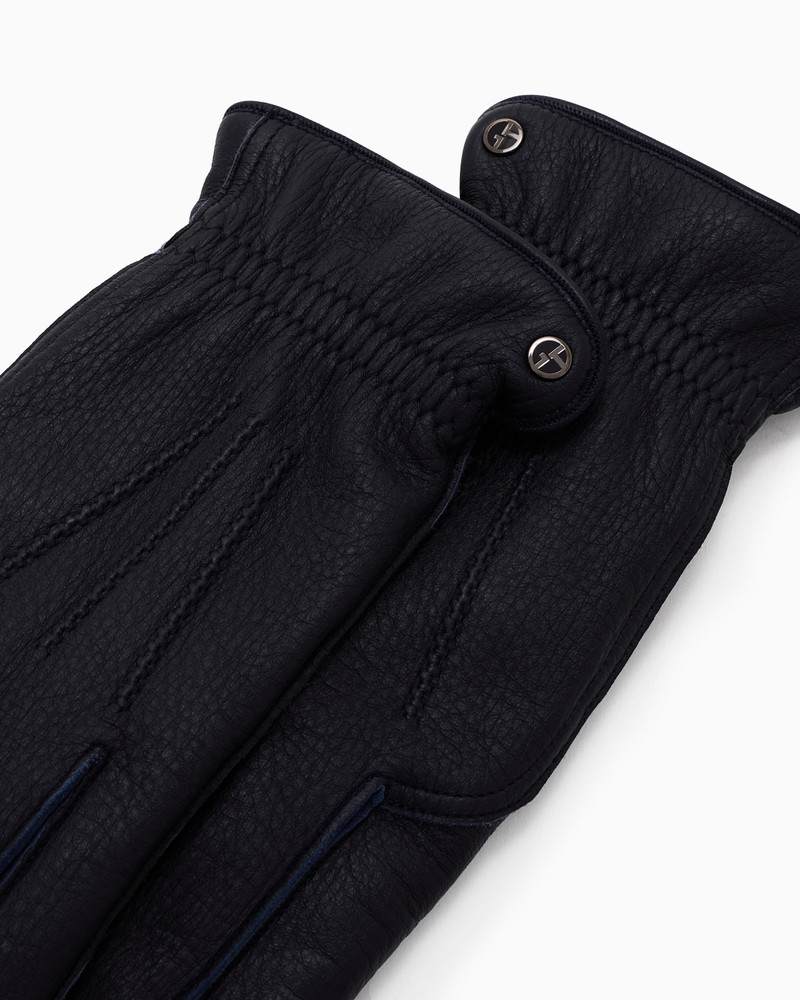 GIORGIO ARMANI DEERSKIN LEATHER GLOVES outlook