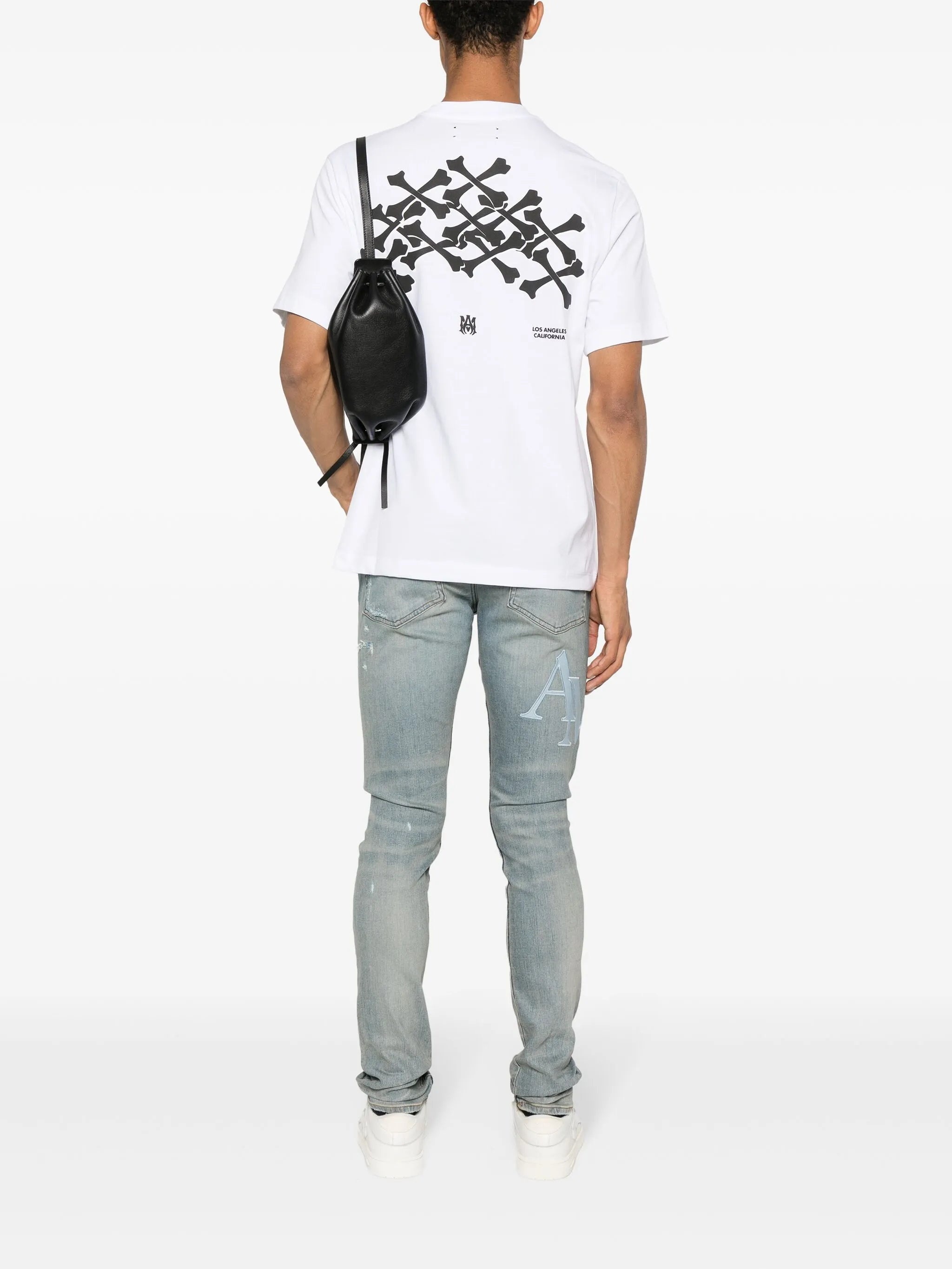 Bones Stacked Cotton T-shirt - 2