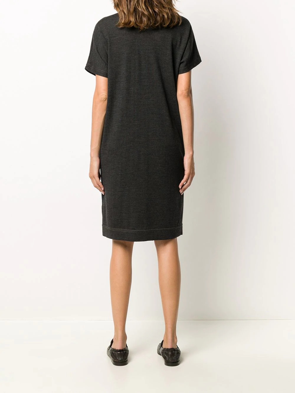 knitted T-shirt dress - 4