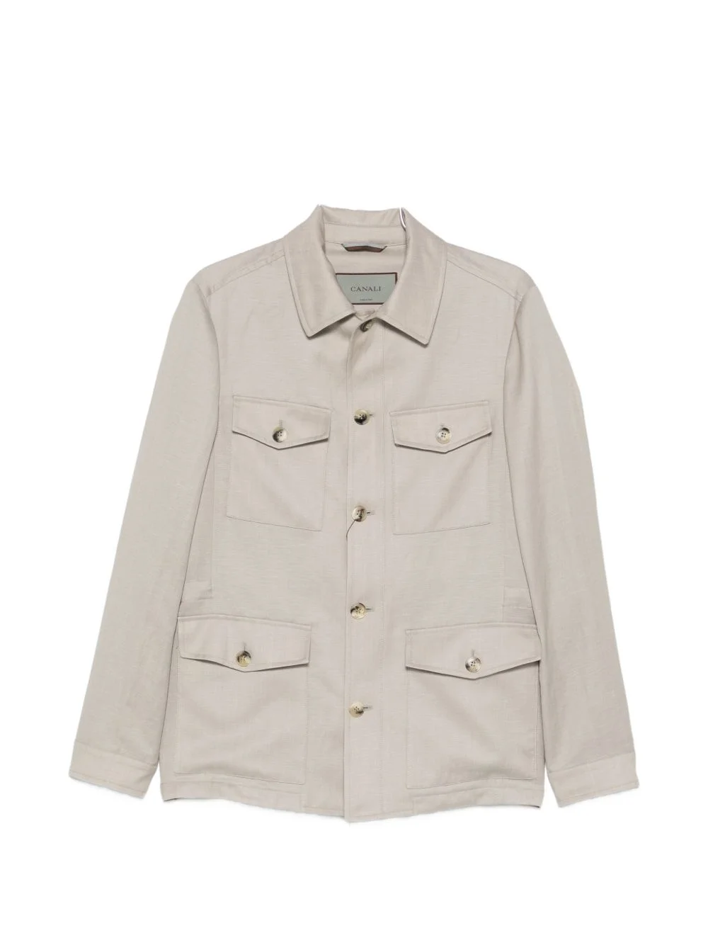 four-pocket button-up jacket - 1