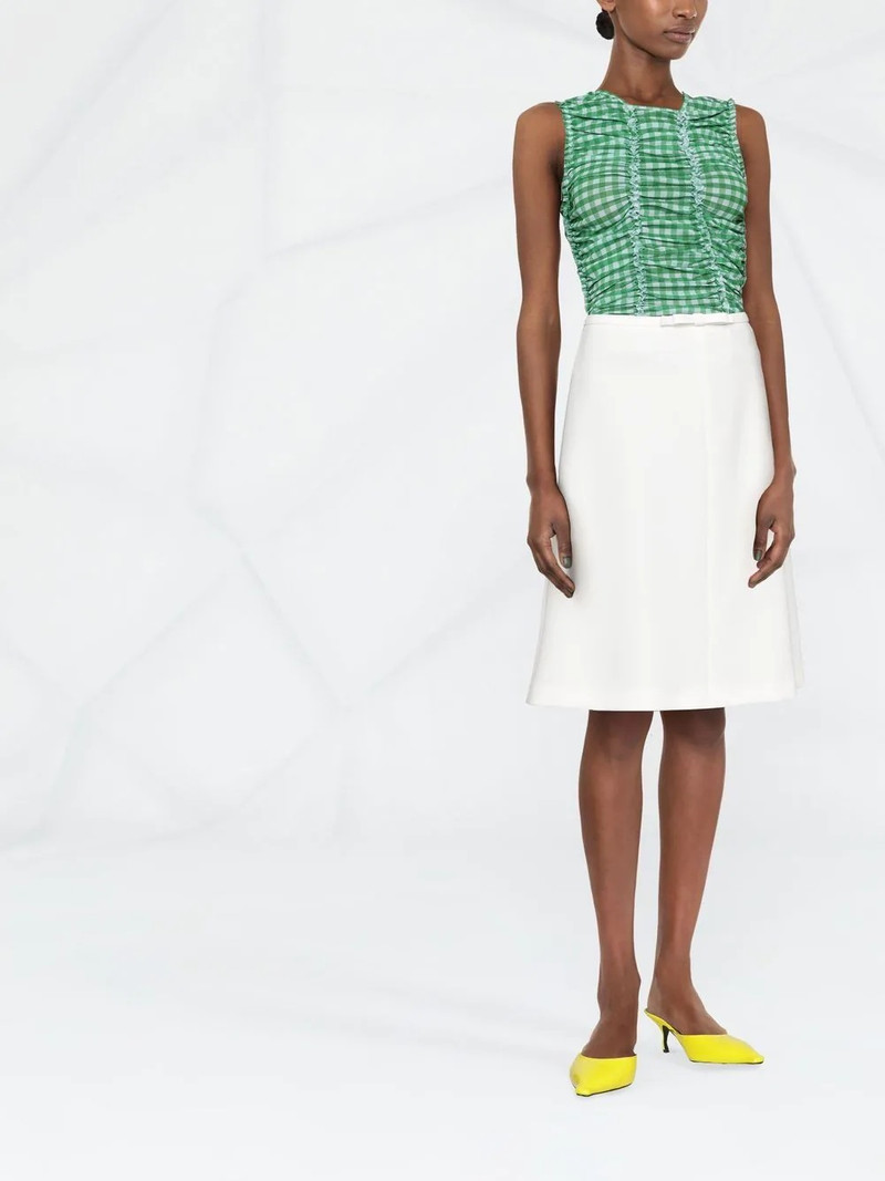 REDValentino bow-detail A-line outlook