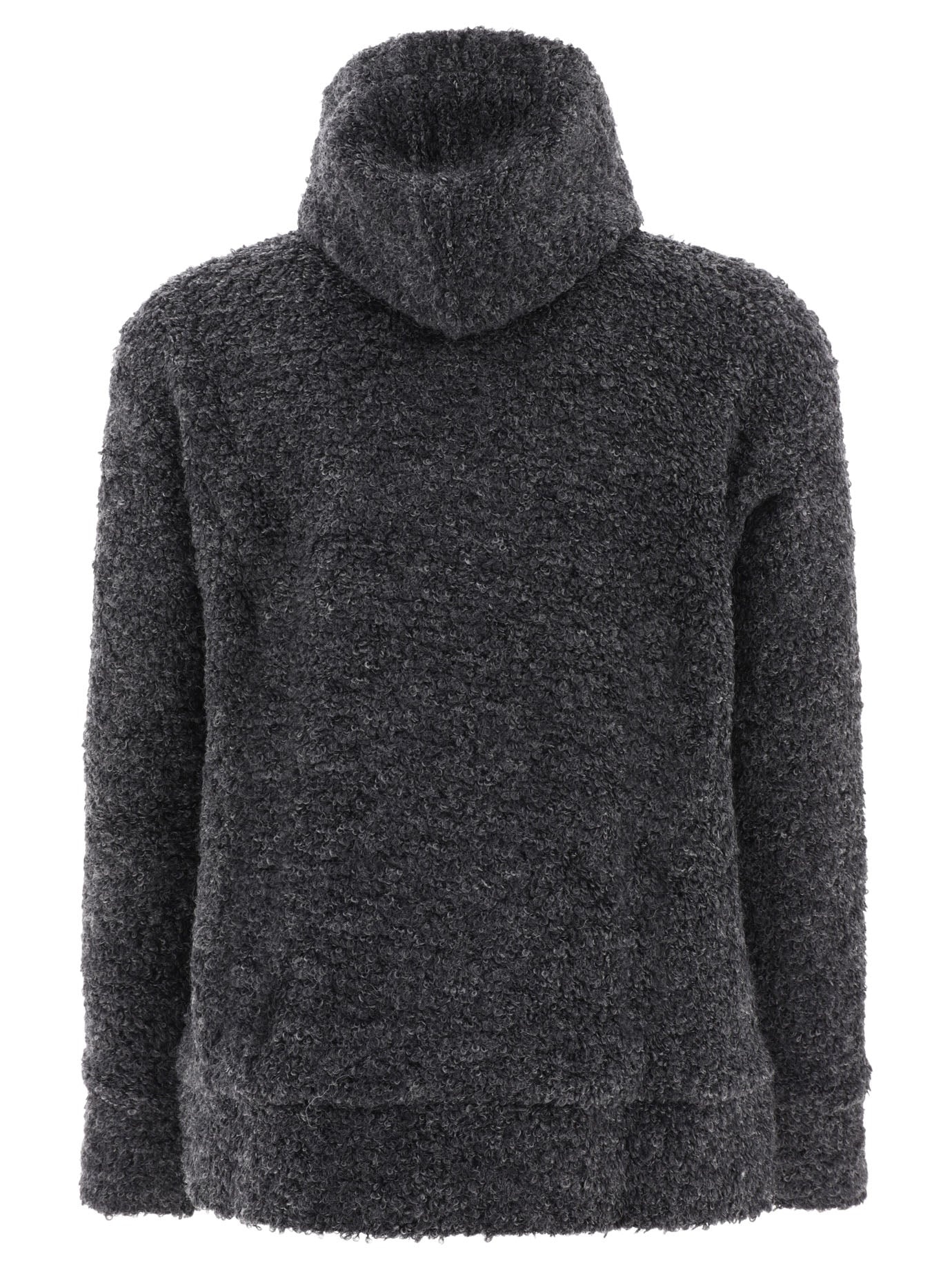 Junya Watanabe Man Textured Drawstring Zipped Hoodie - 2