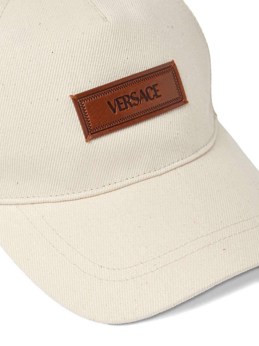 contrasting-patch baseball cap - 3