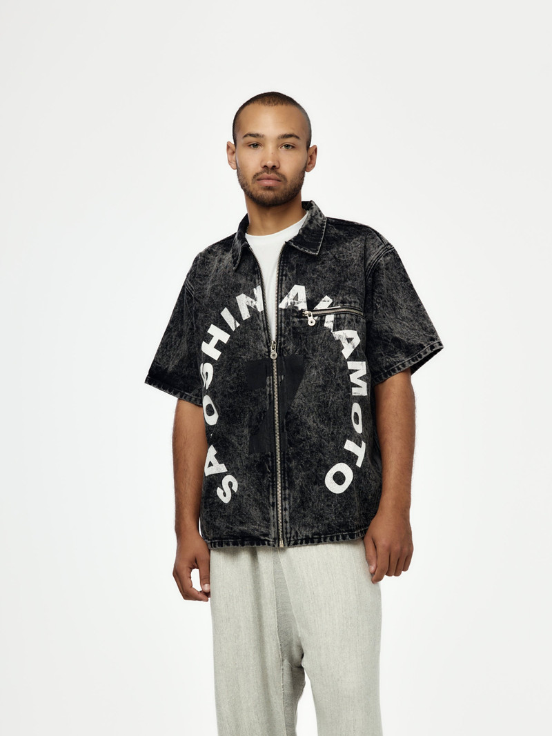 #7 MOTO FULL ZIP (WASHED BLACK) 1