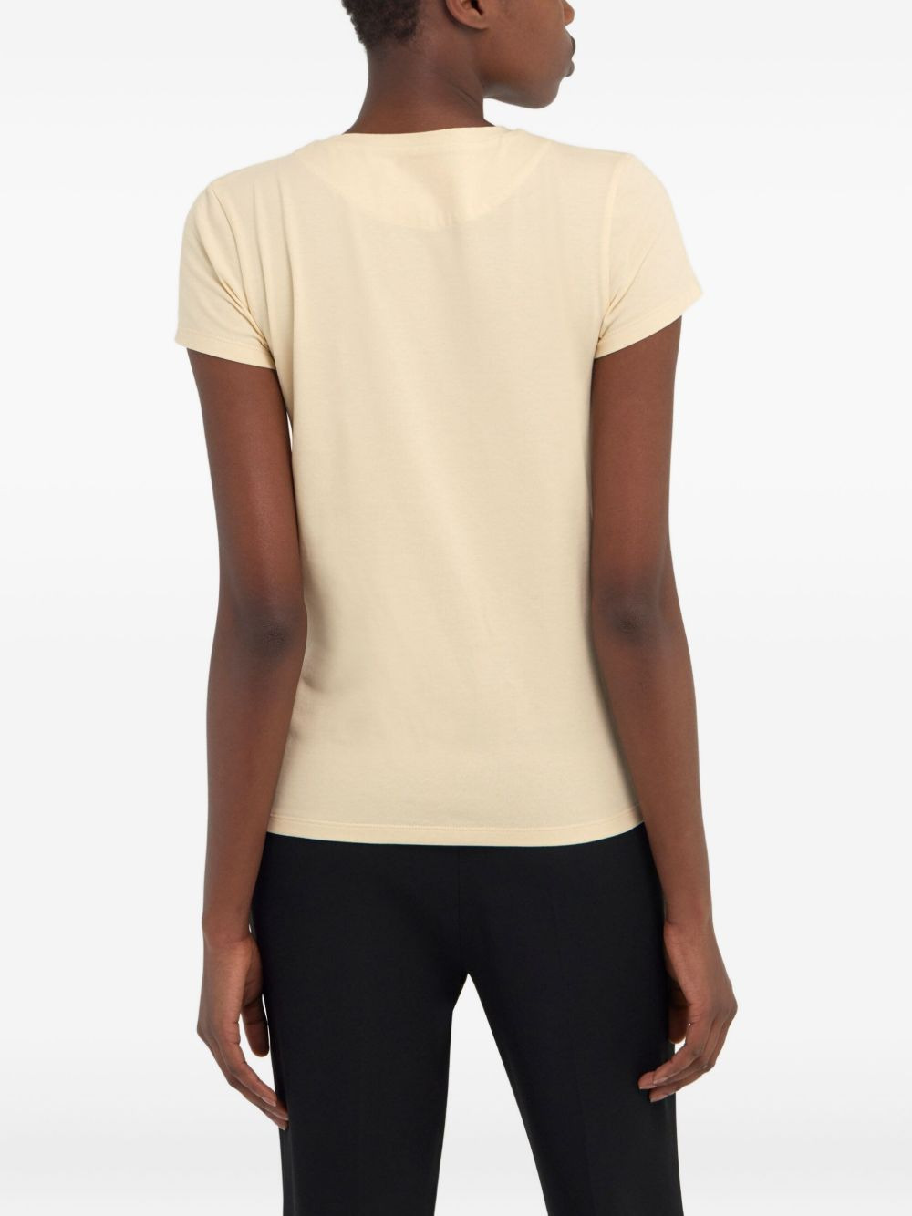 floral-logo T-shirt - 5