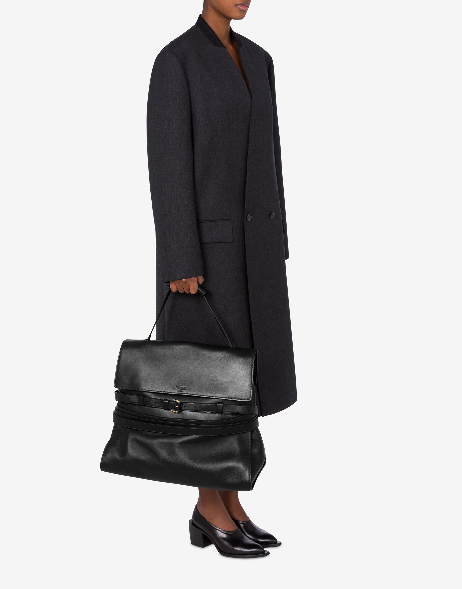 MOSCHINO TIE ME BAG JUMBO - 4