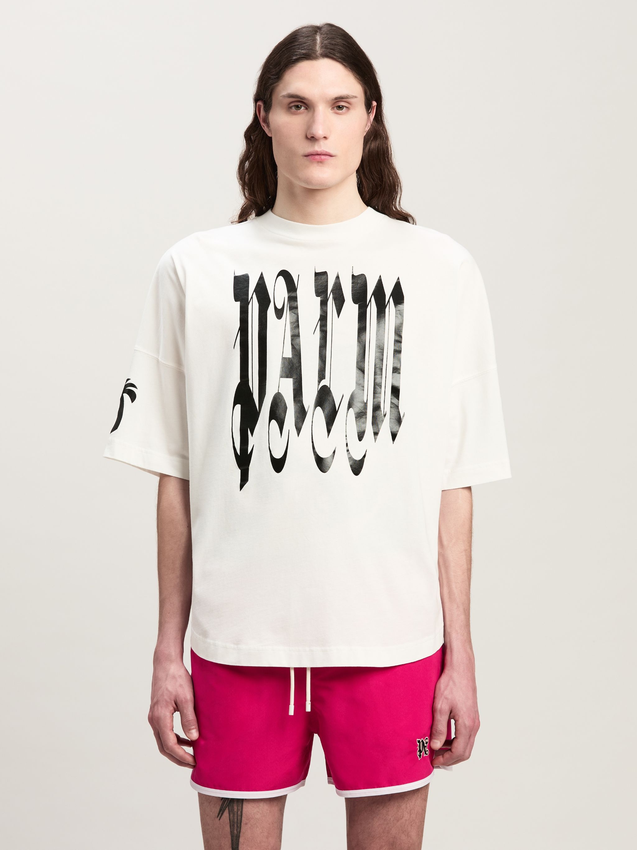 Gothic logo over T-shirt white - 3