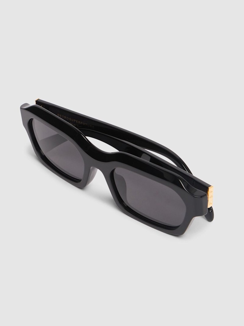 Boletus squared black acetate sunglasses - 2