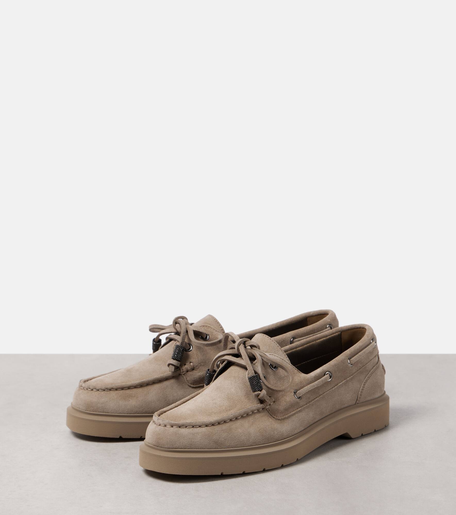 Suede boat shoes - 4