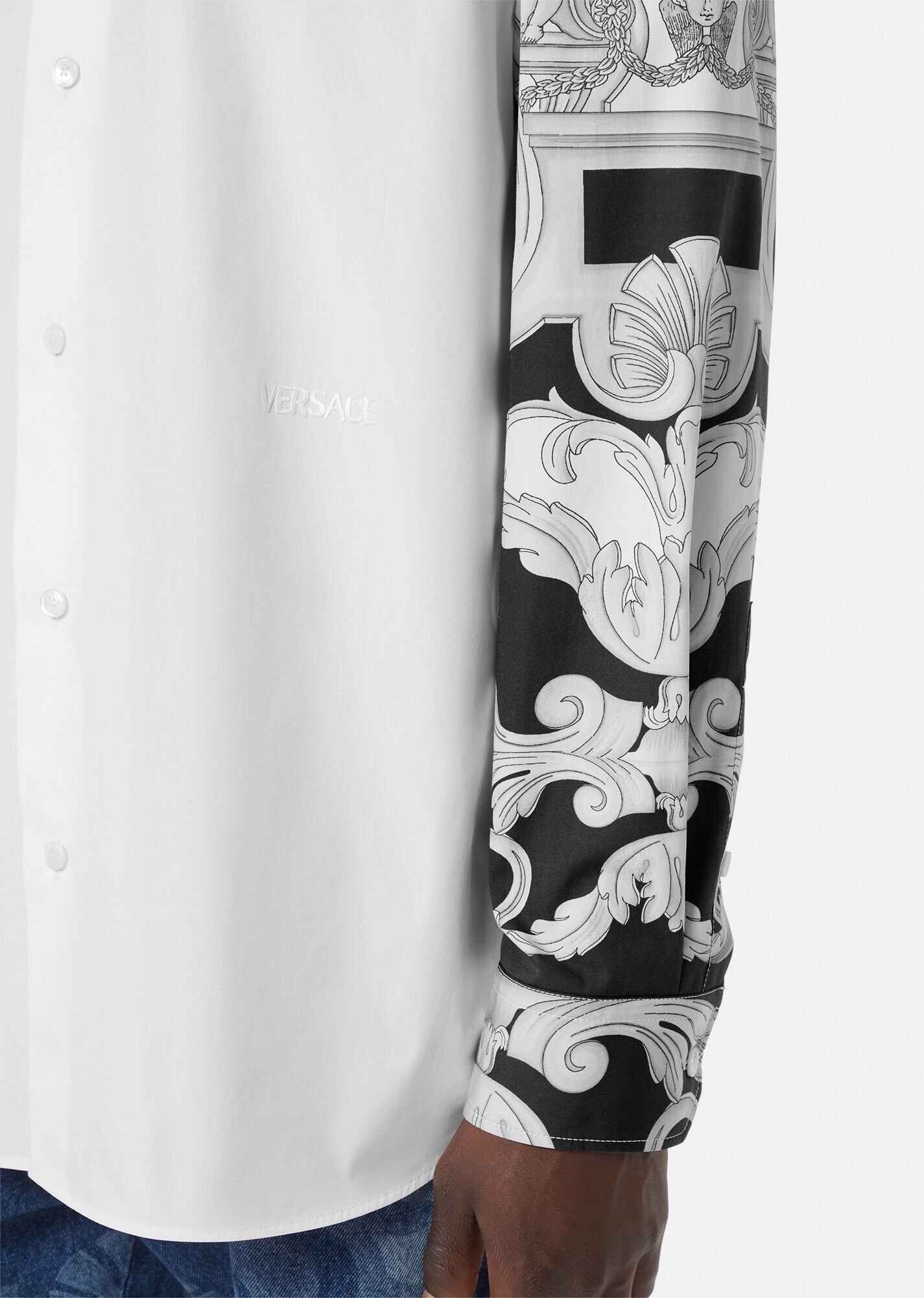 Silver Baroque Shirt - 5
