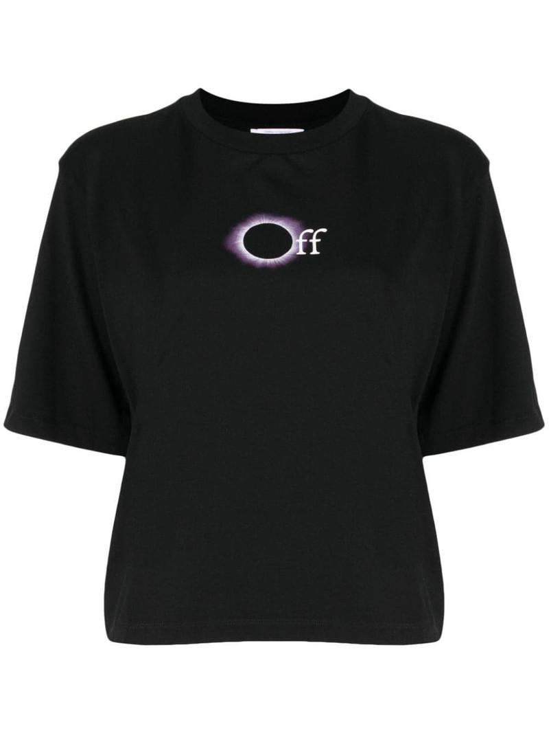 logo-print cotton T-shirt 1