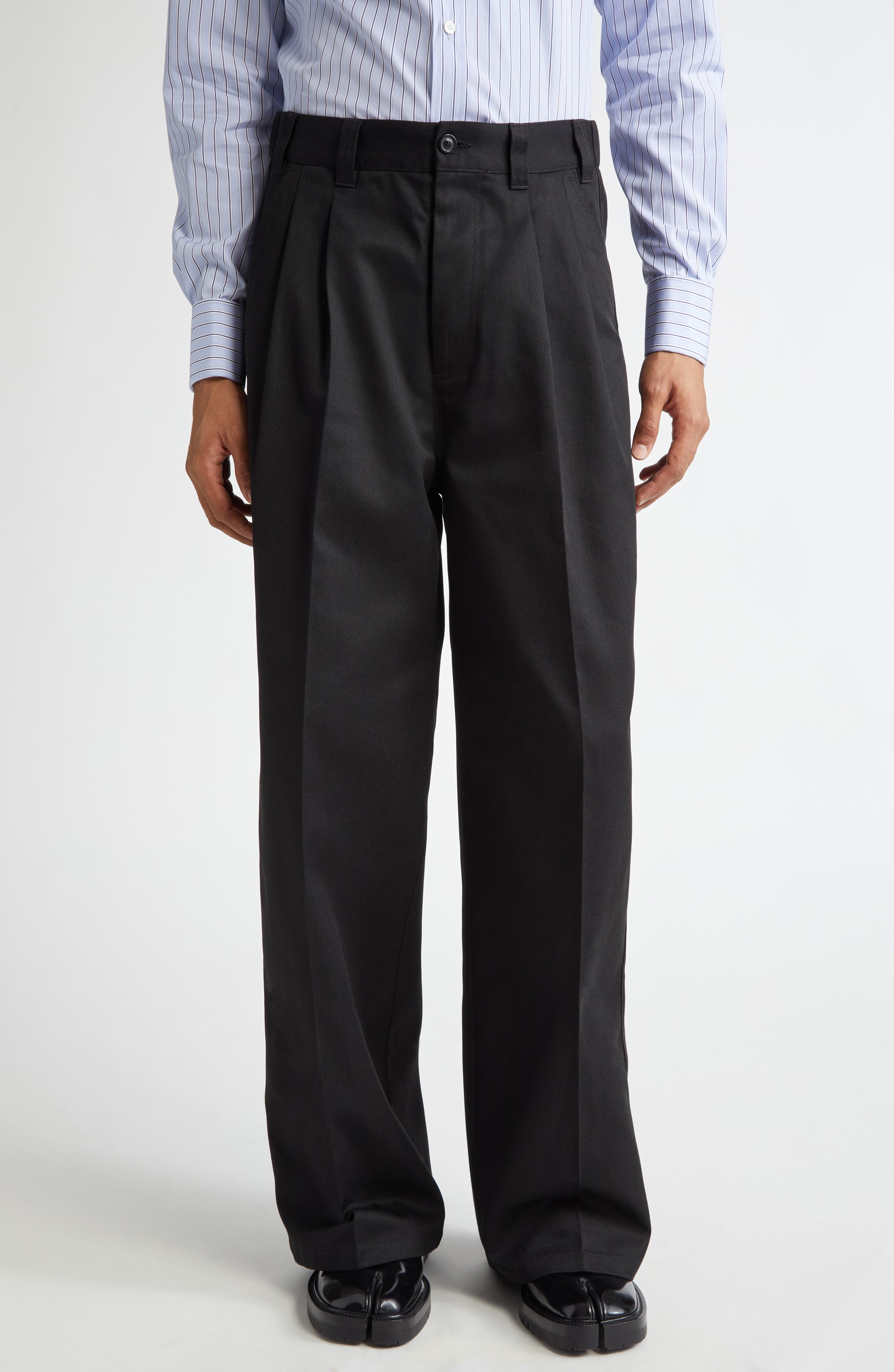 Maison Margiela Tailored Trousers in Black at Nordstrom - 1