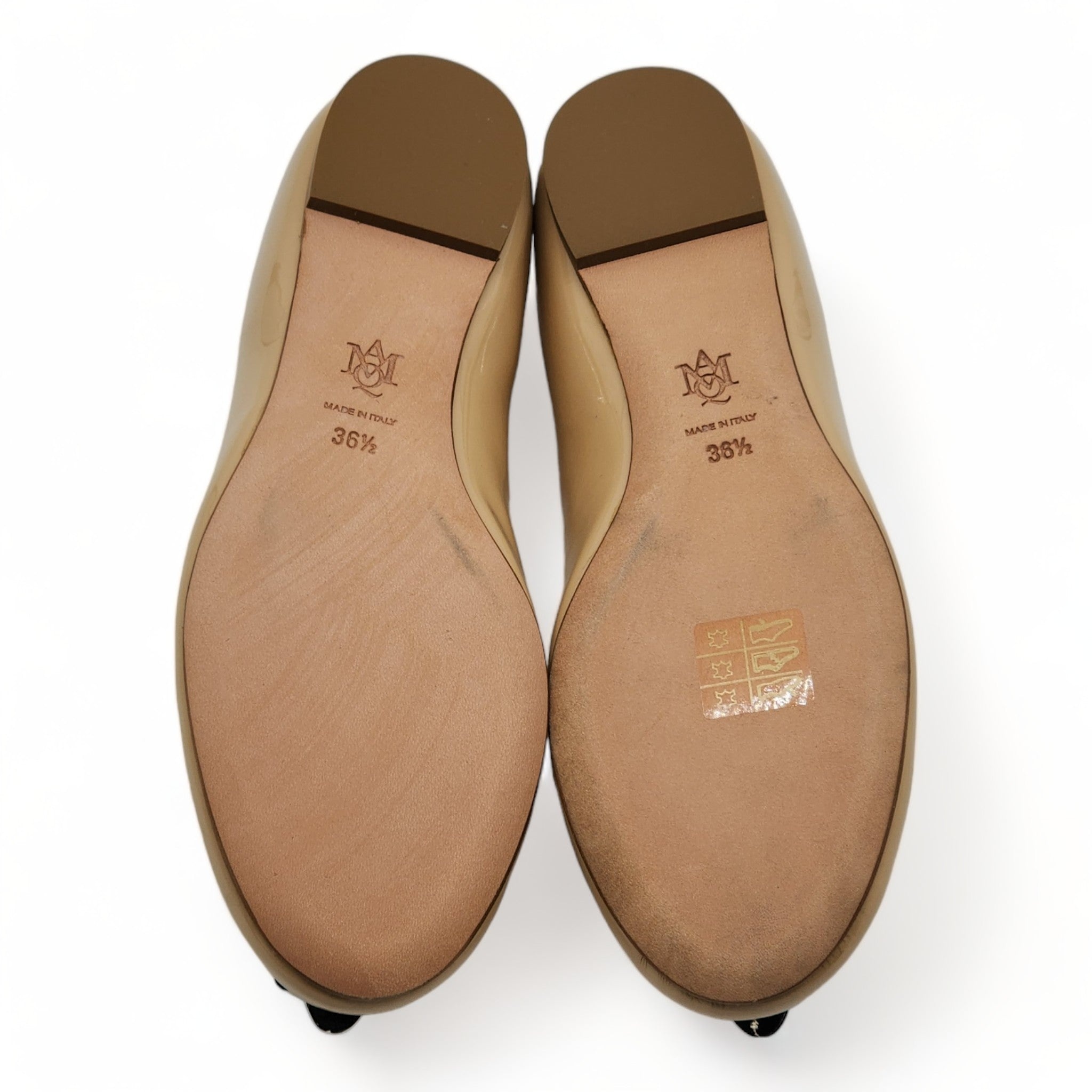 Alexander McQueen Skull Ballerinas - Patent Leather - Beige - 36.5 - 6