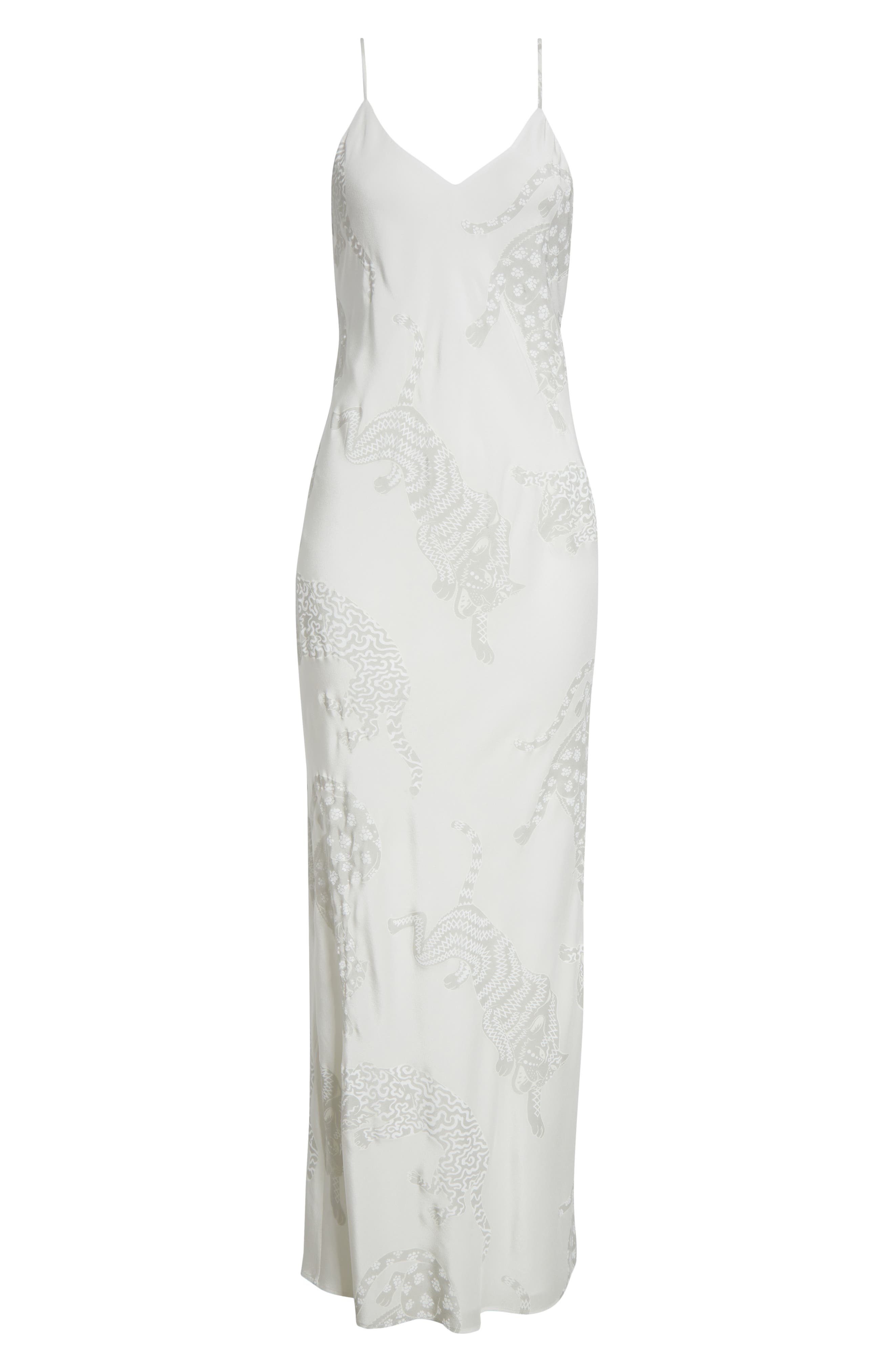Stella McCartney Wildcat Print Silk Gown in 9500 - 5