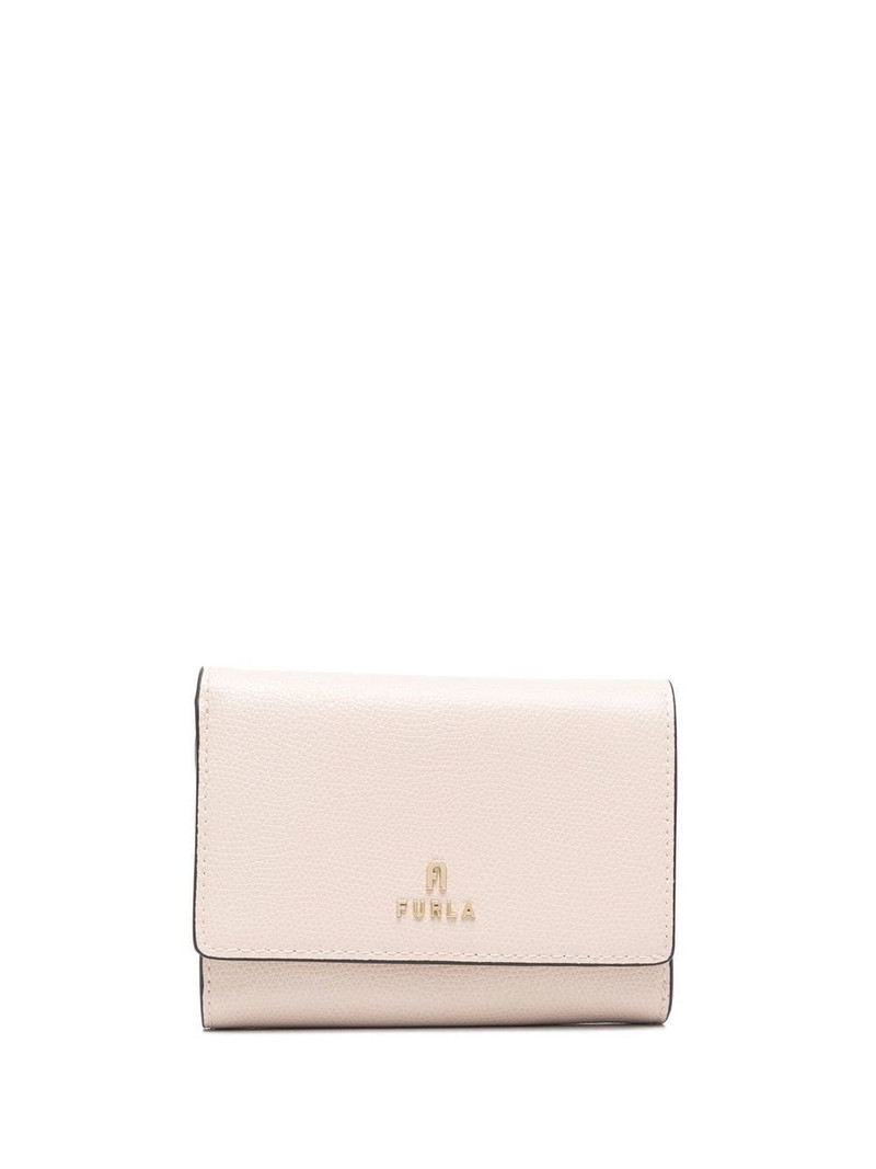 logo-plaque leather wallet 1