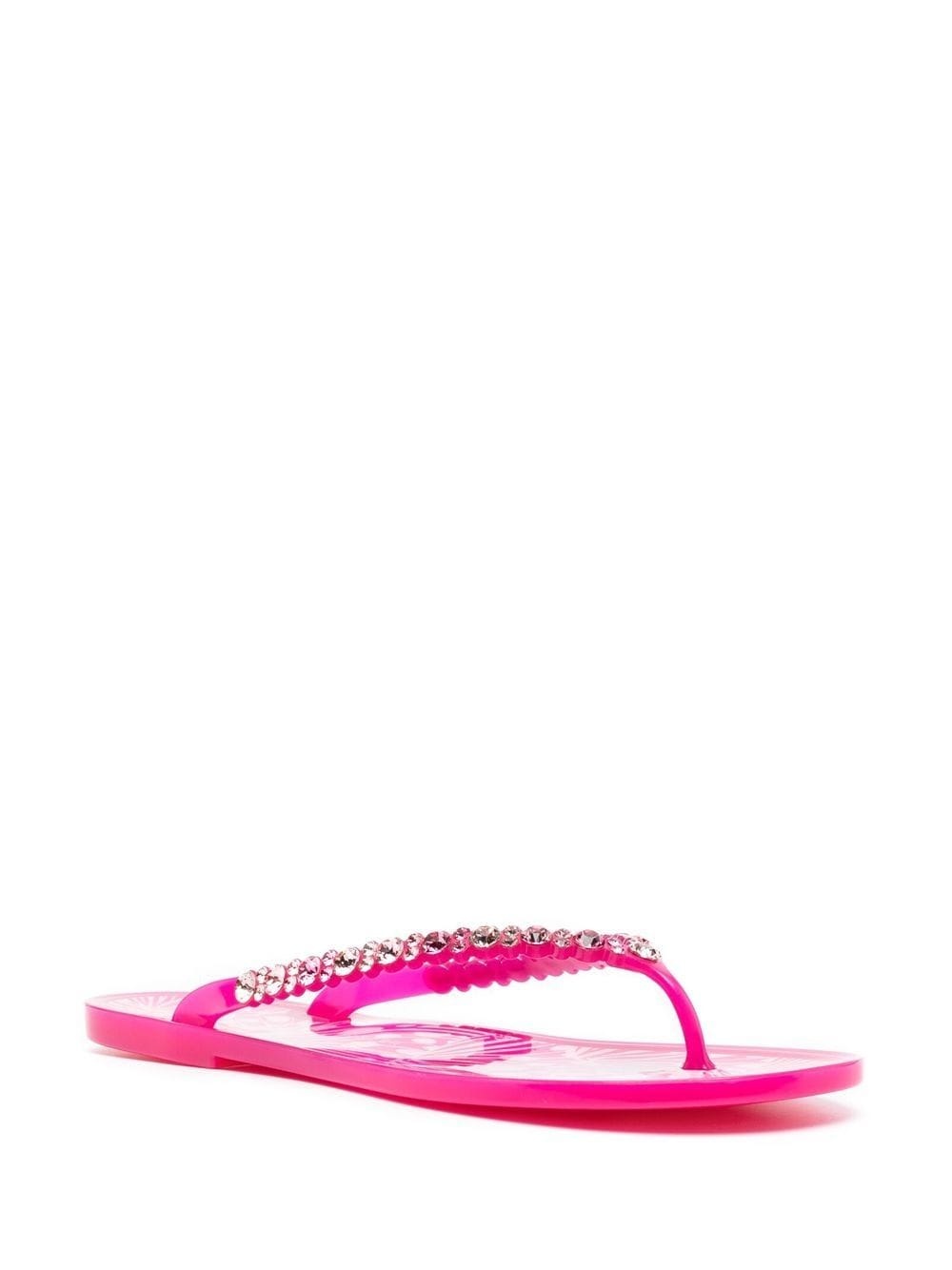 Esme crystal-embellished flip flops - 2