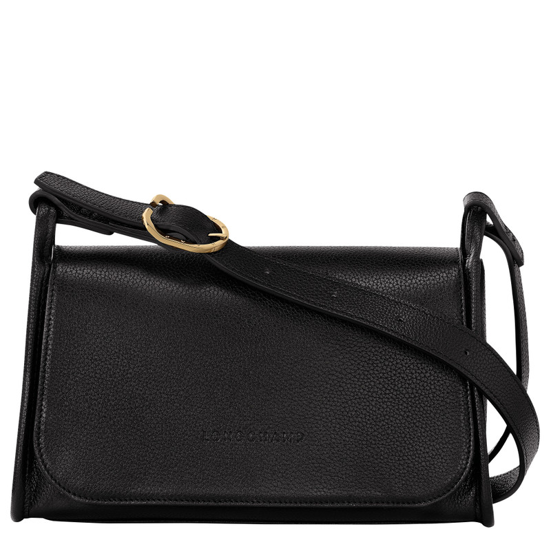 Le Foulonné M Crossbody bag Black - Leather 1