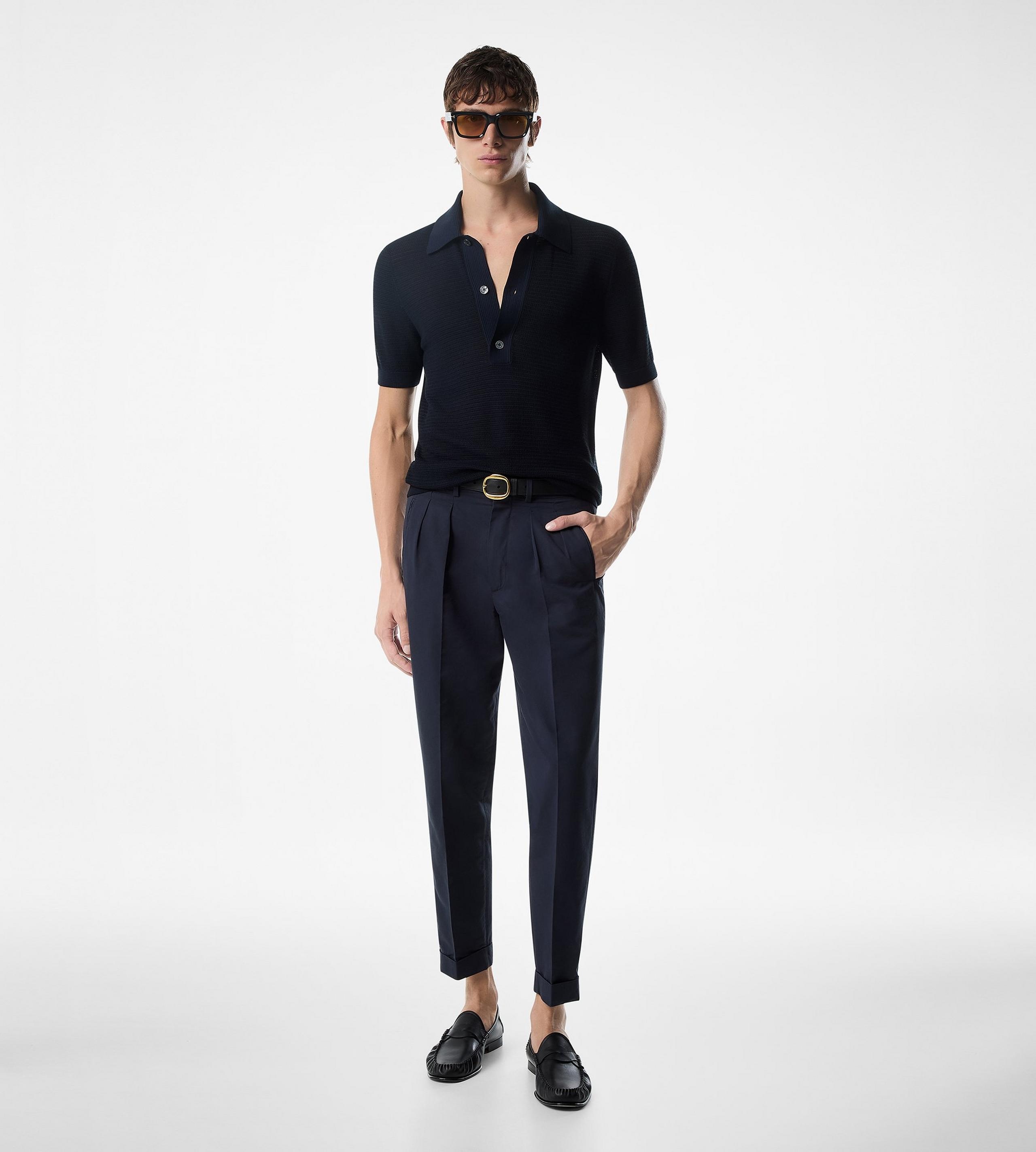 FLUID POPLIN DOUBLE PLEAT PANT - 2