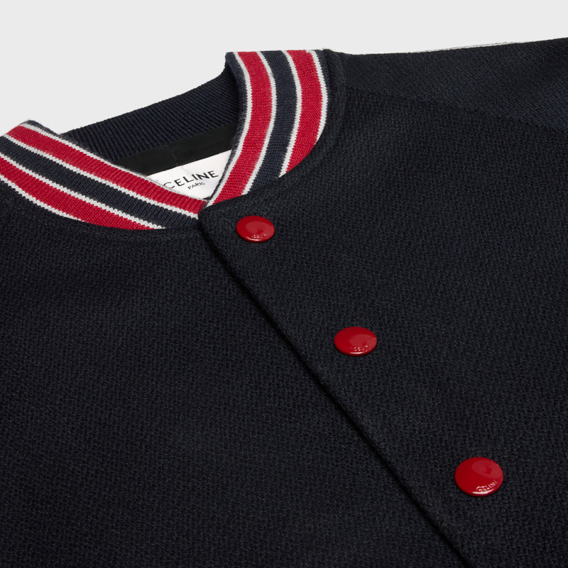 teddy jacket in textured wool 3