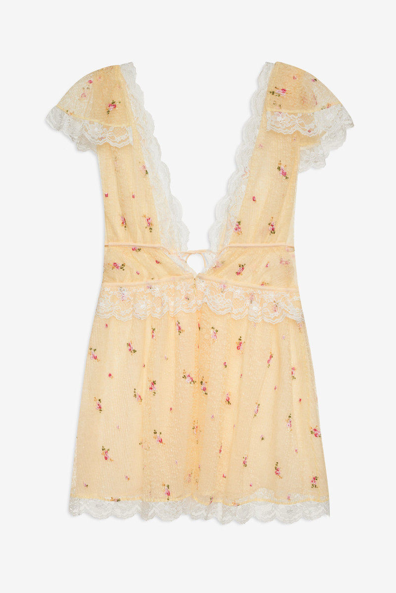 For Love & Lemons Poppy Lace Mini Dress outlook