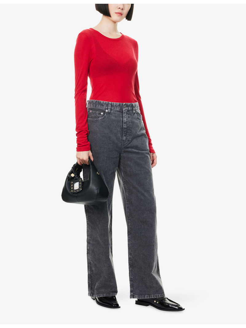 SAMSØE SAMSØE Sadou Long-Sleeves Woven T-Shirt outlook