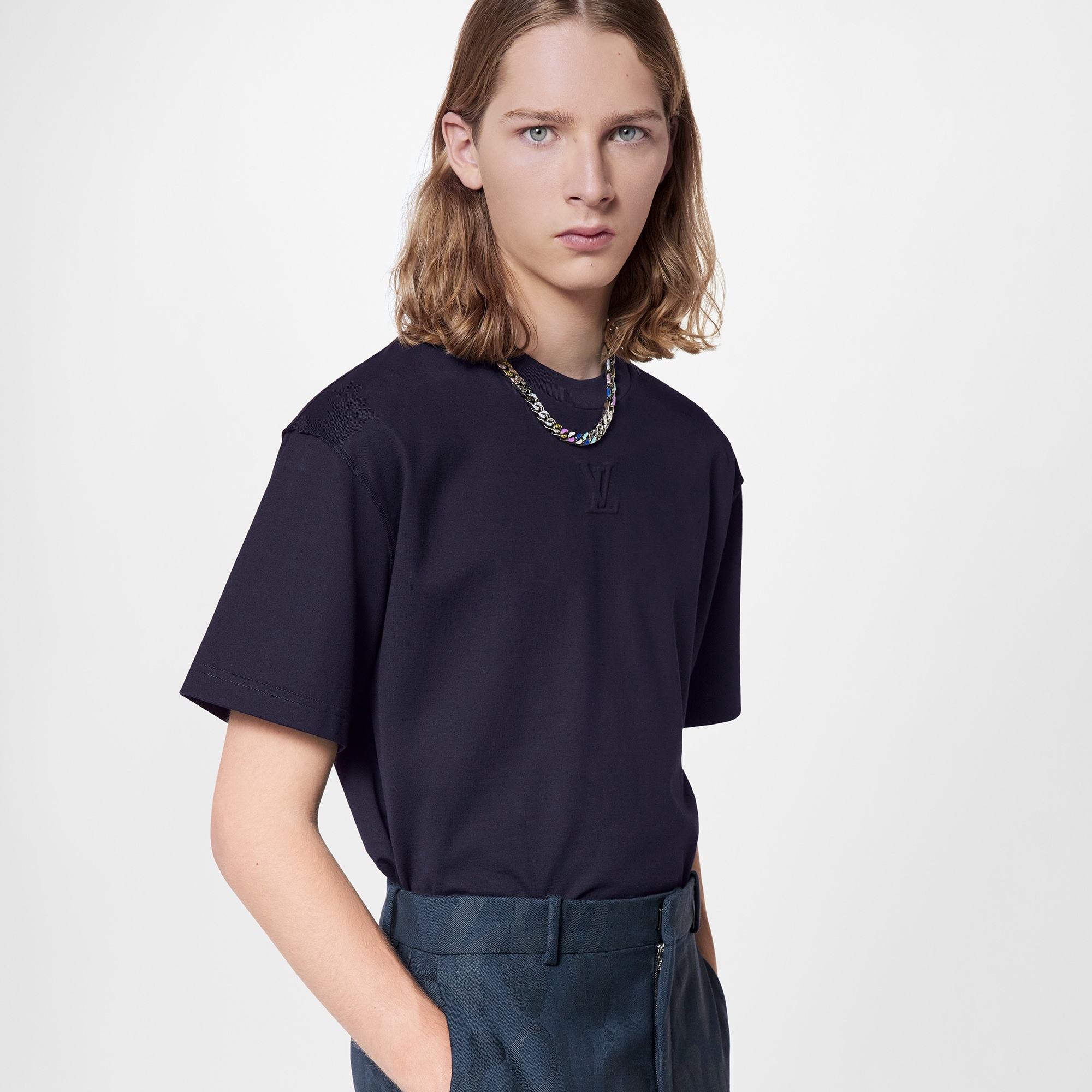Embossed LV T-Shirt - 5