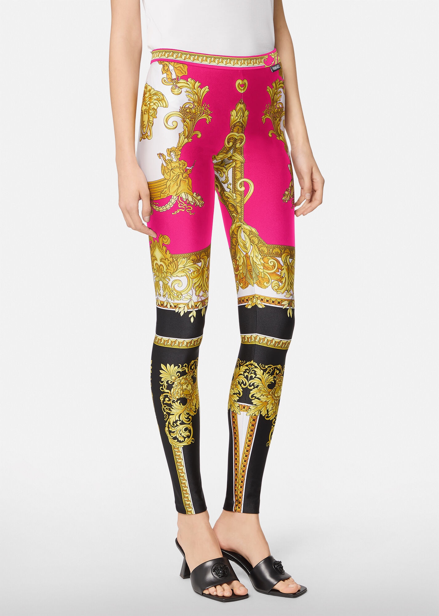 Medusa Renaissance Print Leggings - 2