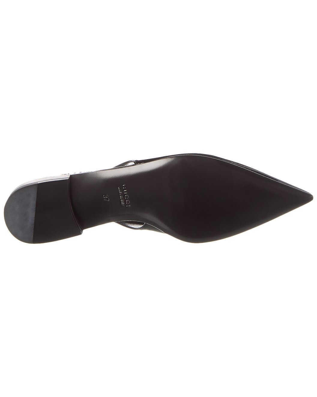 Gucci Signoria Patent Slingback Flat - 4