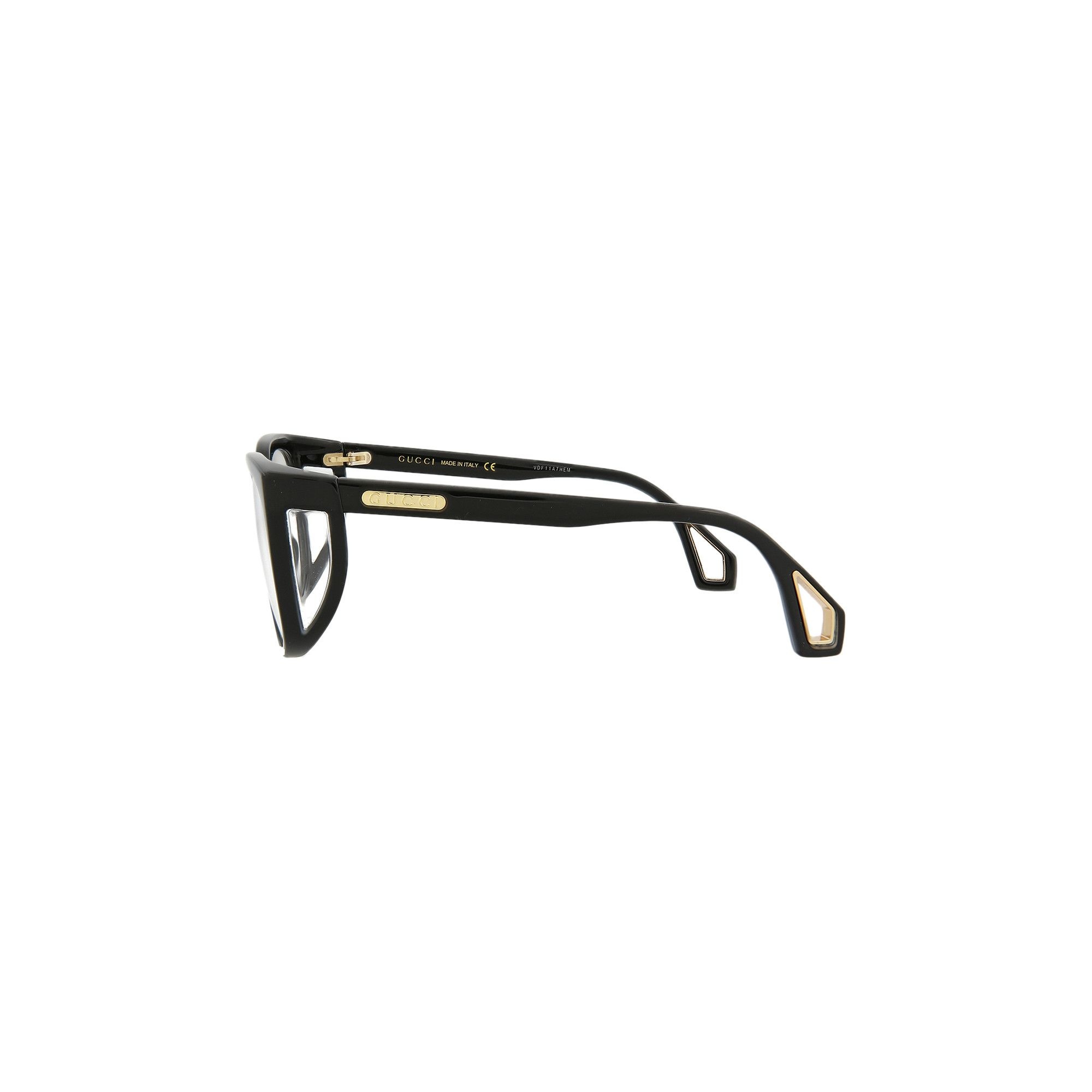 Gucci Square Frame Sunglasses 'Black' - 3